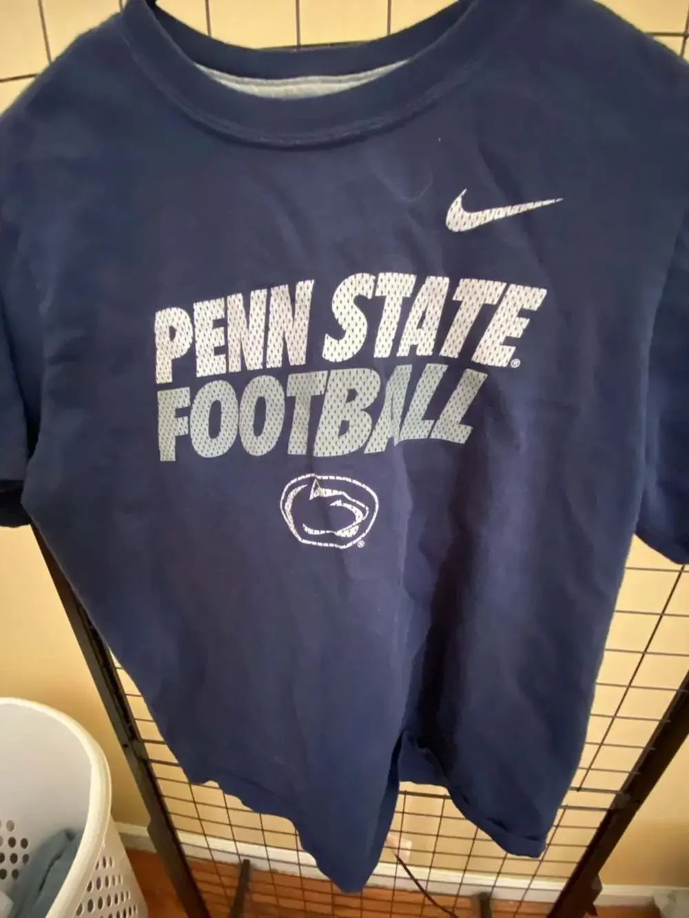 Nike Youth Penn State Football Short Sleeve Navy Blue T-Shirt